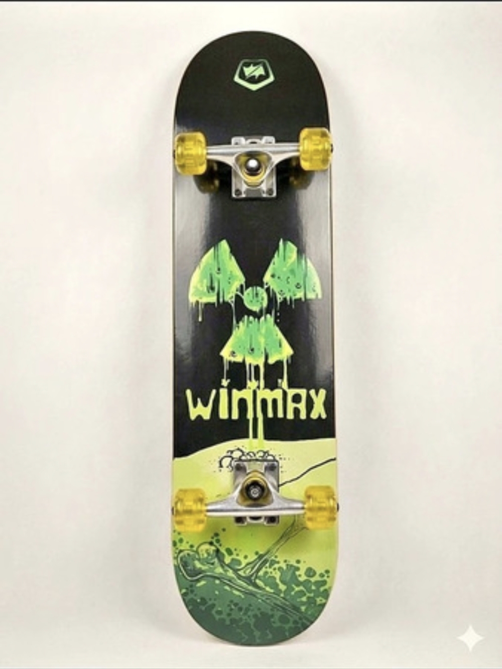 Wimmax Skateboard Green & Black Like New